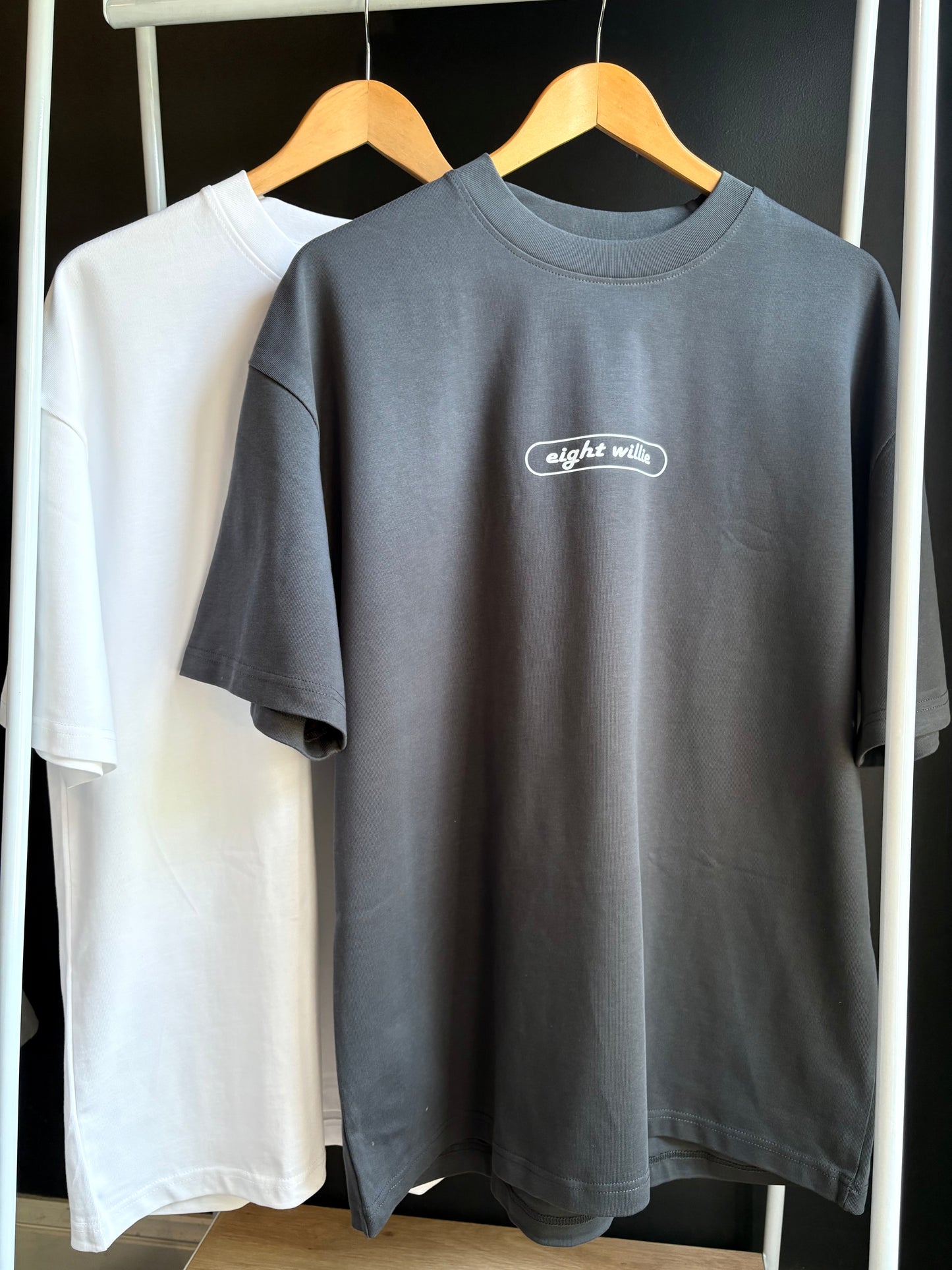 Eight Willie Staple Tee - Grey
