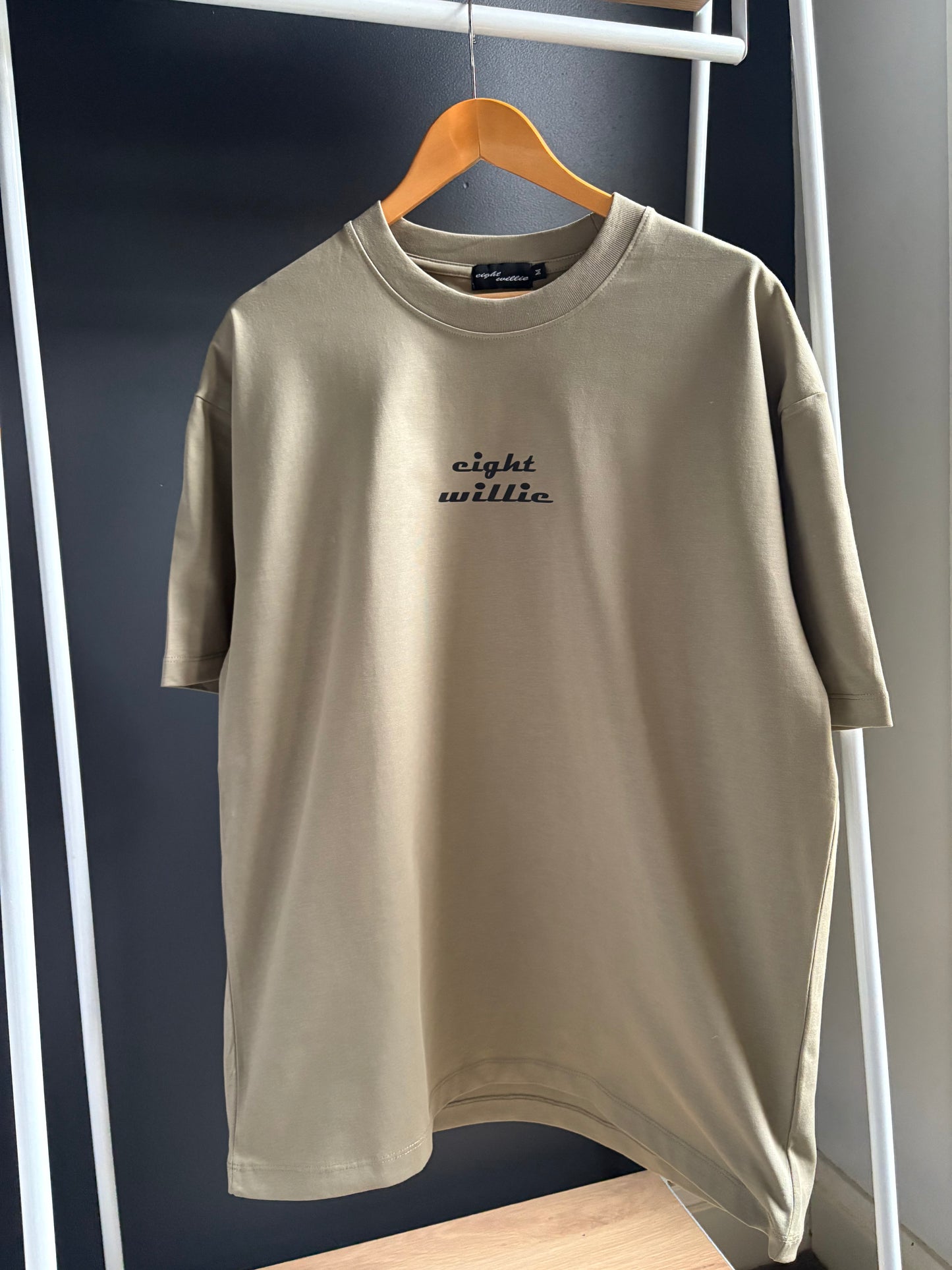 Eight Willie Khaki Tee