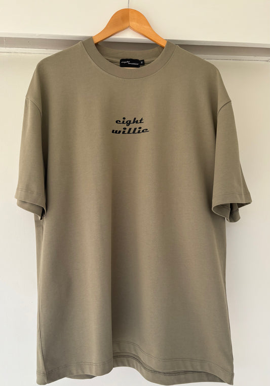 Eight Willie Khaki Tee