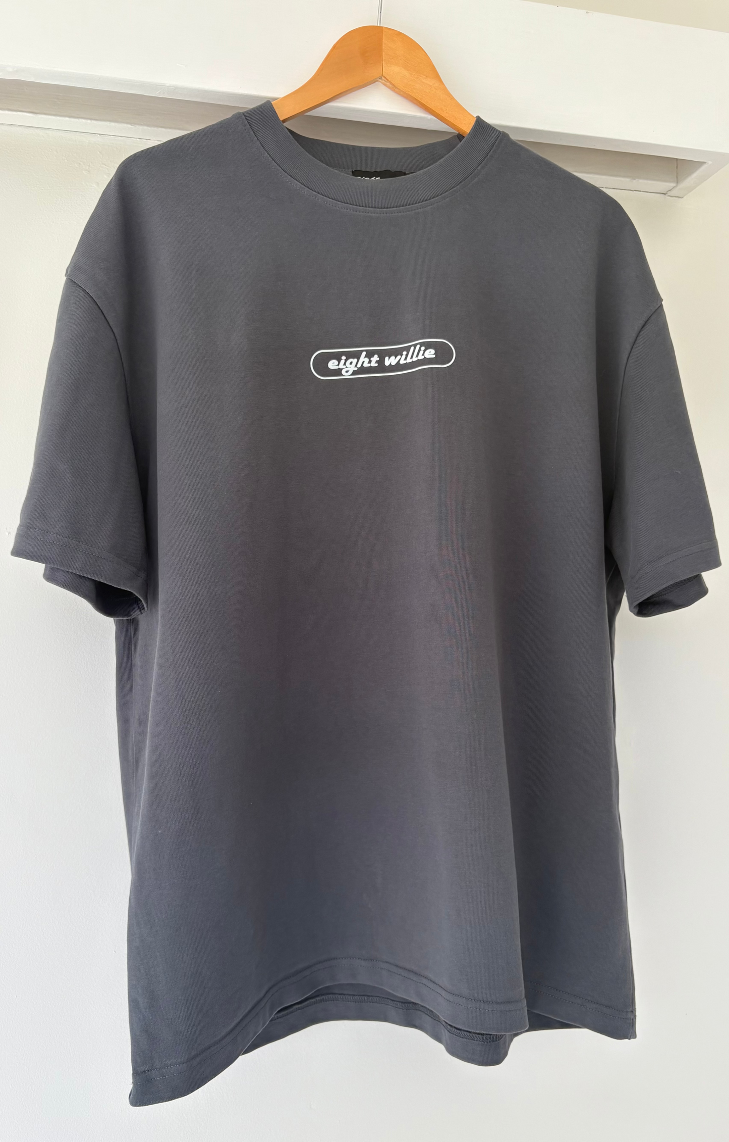 Eight Willie Staple Tee - Grey
