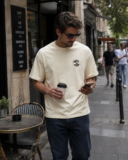 Eight Willie Staple Tee - White