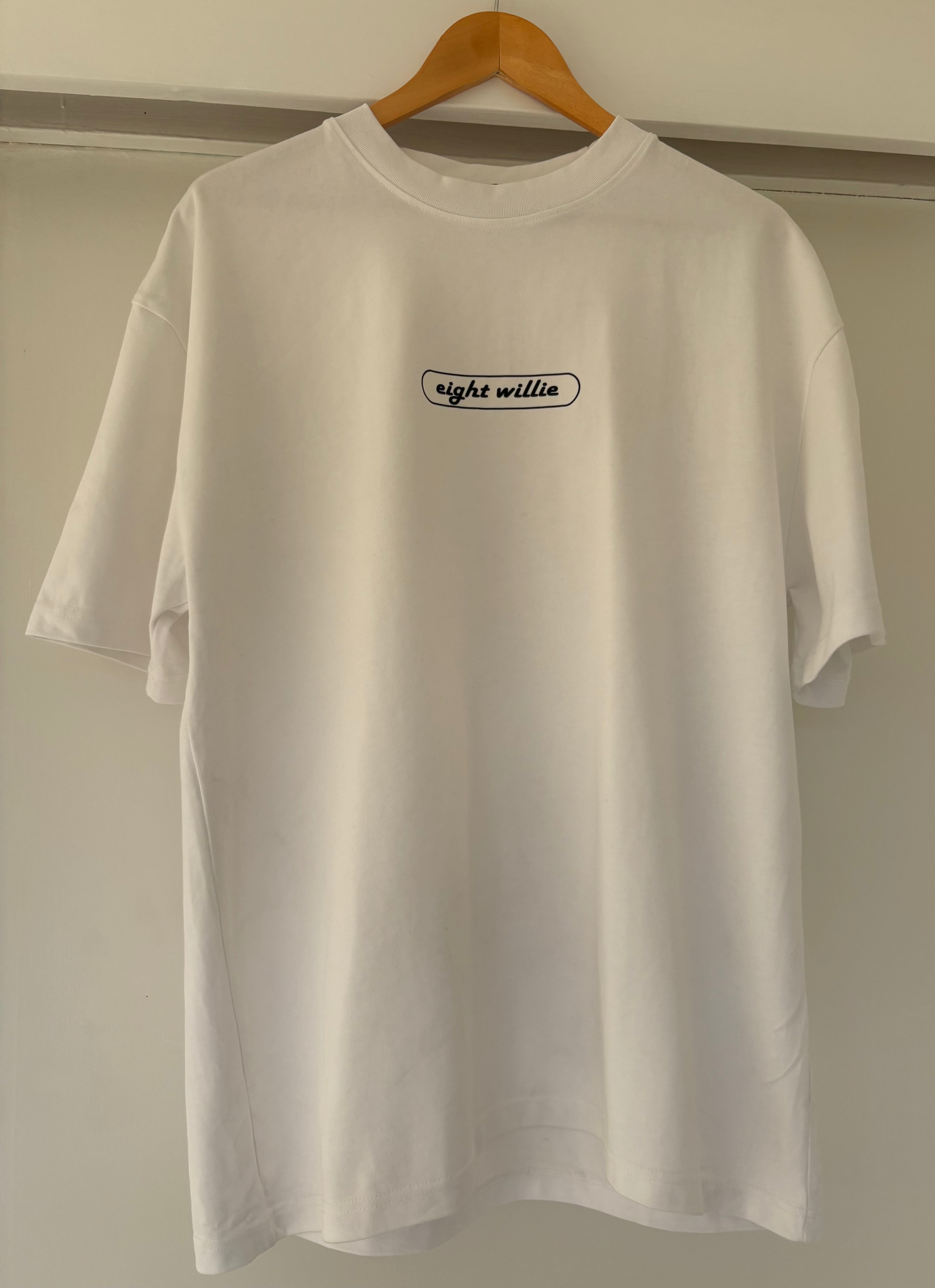 Eight Willie Staple Tee - White