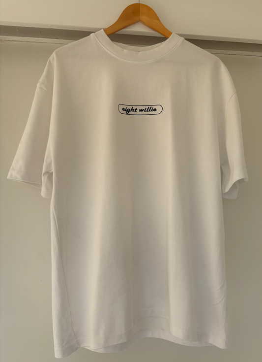 Eight Willie Staple Tee - White