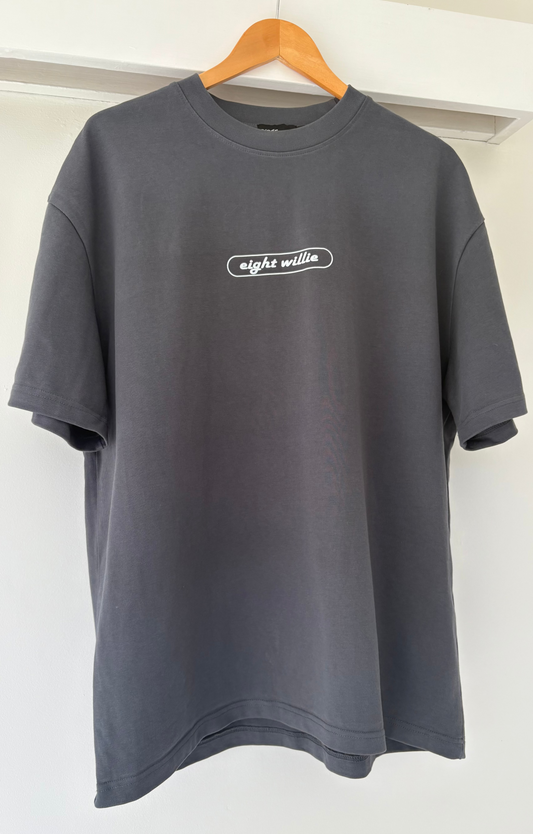 Eight Willie Staple Tee - Grey