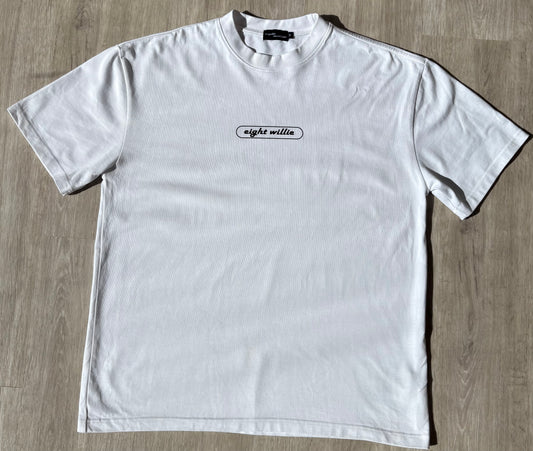 Eight Willie Staple Tee - White